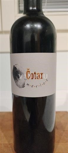 Primorje Goriška Brda Cotar Merlot 2009