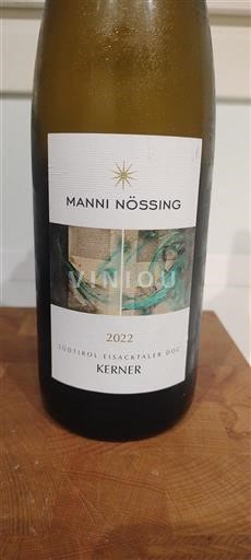 Trentino-Južna Tirolska Alto Adiže Dolina Isarco Manni Nössing Kerner 2022