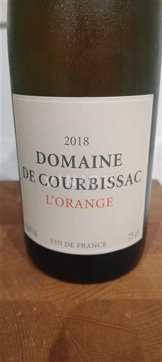 Languedoc Domaine Courbissac L'Orange 2018