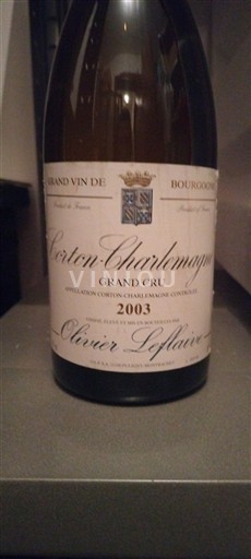 Burgundy Corton-Charlemagne Grand Cru Olivier Leflaive 2003