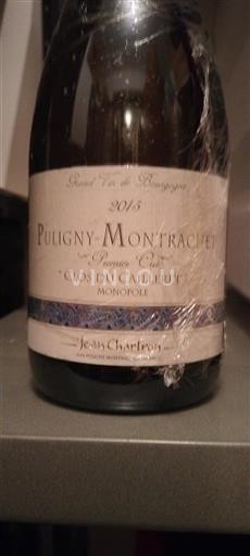Bourgogne Puligny-montrachet Premier Cru Jean Chartron Clos du Cailleret Monopole 2015