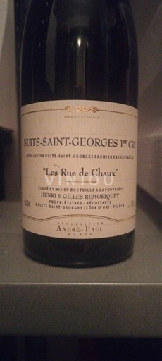 Bourgogne Nuits-saint-georges Premier Cru Henri & Gilles Remoriquet Les Rue de Chaux 2006