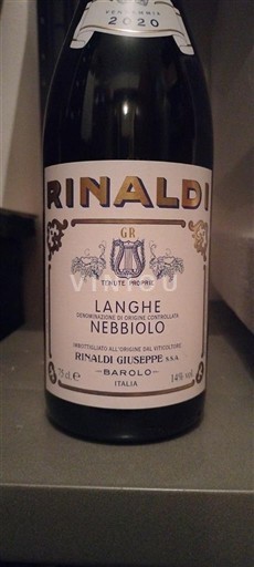 Piemonte Langhe Rinaldi Giuseppe 2020