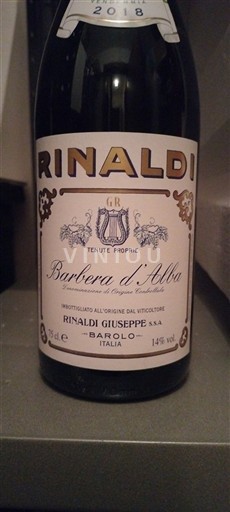 Piemonte Barbera d'Alba Rinaldi Giuseppe 2018
