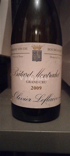 Burgundy Bâtard Montrachet Grand Cru Olivier Leflaive 2009