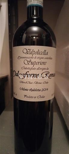 Vénétie Valpolicella Dal Forno Romano Monte Lodoletta 2014