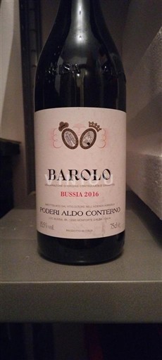 Piemonte Barolo Poderi Aldo Conterno Bussia 2016