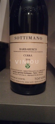 Piemonte Barbaresco Sottimano Currá 2016