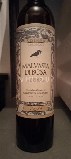Sardinien Malvasia di Bosa G. Battista Columbu Malvasia di Bosa 2017