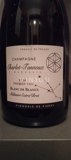 Champagne Champagner Premier Cru Charlot-Tanneux Elia 2018