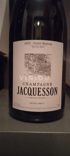 Samppanja Jacquesson Dizy Corne Bautray 2007