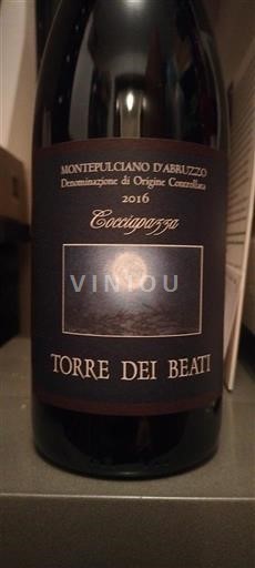 Abruzzerne Montepulciano d'Abruzzo Torre dei Beati Cocciapazza 2016