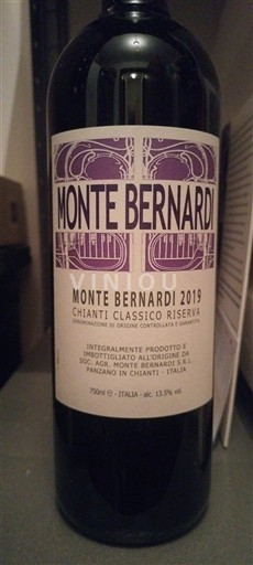 Toscana Chianti Monte Bernardi Chianti Classico Riserva 2019