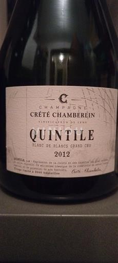 Champagne Crété Chamberlin Quintile 2012
