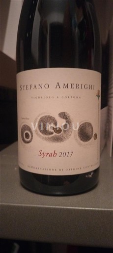 Toscana Cortona Stefano Amerighi Syrah 2017