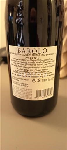 Piemonte Barolo Trediberri 2016