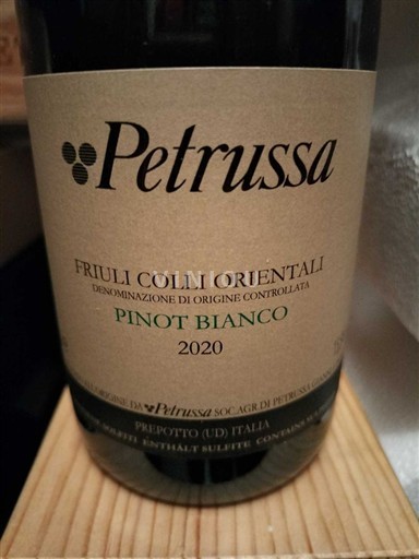 Friuli-Venezia Giulia Colli Orientali del Friuli Petrussa Pinot Bianco 2020