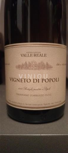 Abruzzo Trebbiano d'Abruzzo Valle Reale Vigneto di Popoli 2017