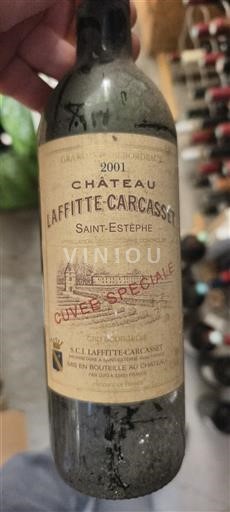 Bordeaux Saint-Estèphe Laffitte Carcasset Spéciale 2001