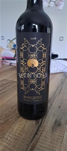 Bordeaux Pessac-Léognan Château Haut-Vigneau Marquise 2018