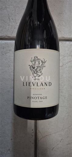 Pobrežní oblast Stellenbosch Lievland Reserve Pinotage 2019