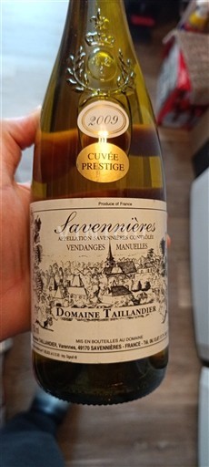 Valle del Loira Savennières Domaine Taillandier Prestige 2009