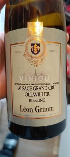 Alsace Riesling Grand Cru Léon Grimm 2022