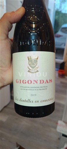 Rhônedalen Gigondas Les Dentelles en Armoiries 2019