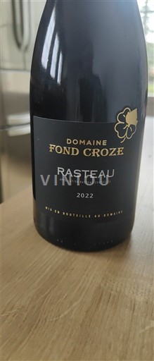 Rhônedalen Rasteau Domaine FOND CROZE 2022