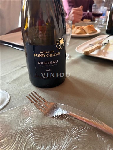 Рона долина Расто Domaine FOND CROZE 2022