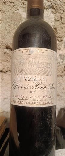 Lounais-Ranska Cahors Château Lafleur de Haute-Serre 2009