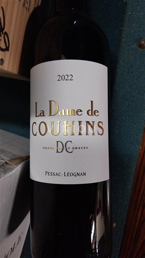 Bordeaux Pessac-Léognan Château Couhins La Dame de Couhins 2022