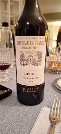 Bordeaux Médoc Château La France Delhomme 2015