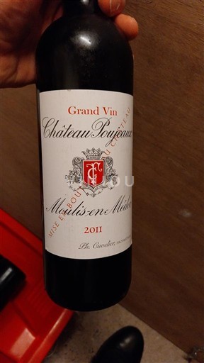 Bordeaux Moulis-en-Médoc Château Poujeaux Grand Vin 2011
