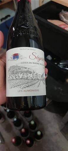 Valle del Ródano Côtes del Ródano Pueblos Séguret Les Aumôniers 2021