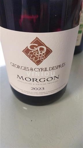 Beaujolais Morgon Georges & Cyril Després 2023