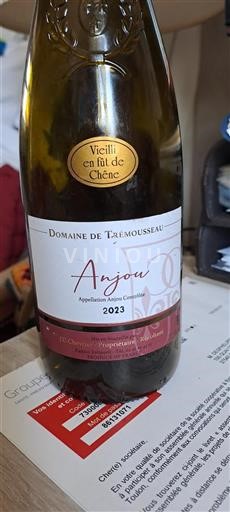 Thung lũng sông Loire Anjou Domaine Trémousseau 2023