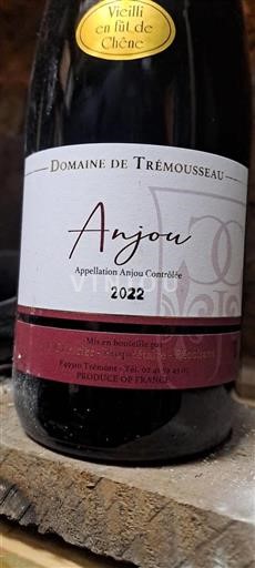 Thung lũng sông Loire Anjou Domaine Trémousseau 2022