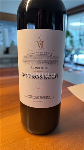 Toscana Không được chỉ định Le Mortelle Botrosecco 2022