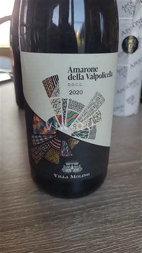 Vénétie Amarone della Valpolicella Villa Molino 2020