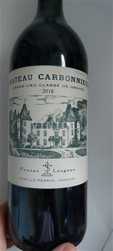 Bordeaux Pessac-Léognan Château CARBONNIEUX 2018