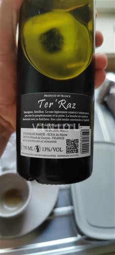 Zuidwest-Frankrijk Niet gespecificeerd Vignobles Barde Ter'Raz Niet-geïntegreerd