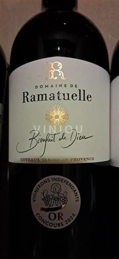 Provence Coteaux Varois en Provence Domaine Ramatuelle Bienfait de Dieu 2022