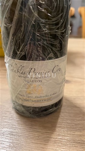 Burgundy Chablis Premier Cru Alain Geoffroy Beauroy 2022