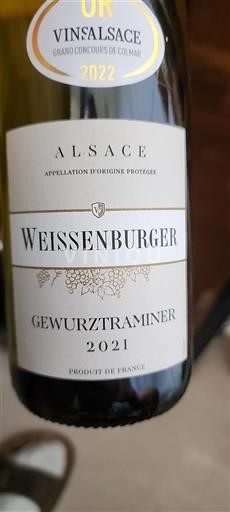 Alsacia Grand Cru Weissenburger Gewurztraminer 2021