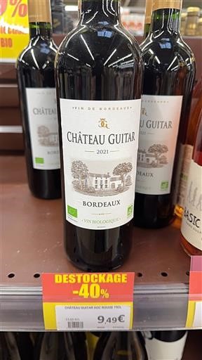 Bordeaux Château Guitar 2021
