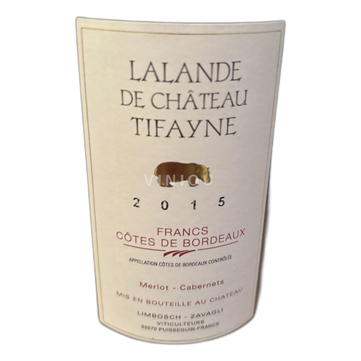 Bordeaux Francs-Côtes-de-Bordeaux Lalande de Château Tifayne 2015