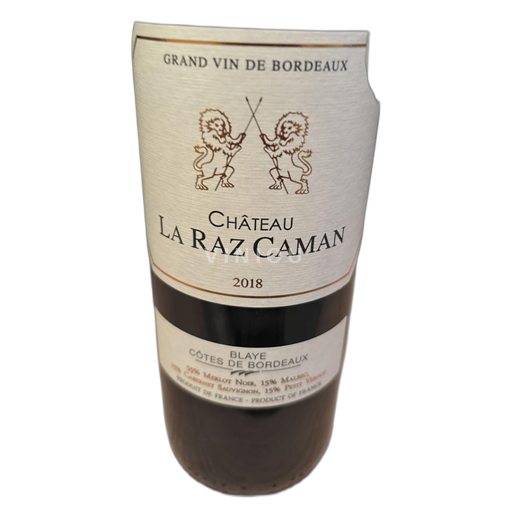 Burdeos Blaye-Côtes de Burdeos Château La Raz Caman 2018