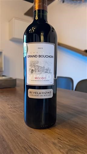 Bordeaux Médoc Château Grand Bouchon Révélations d'Hubert de Boüard 2022