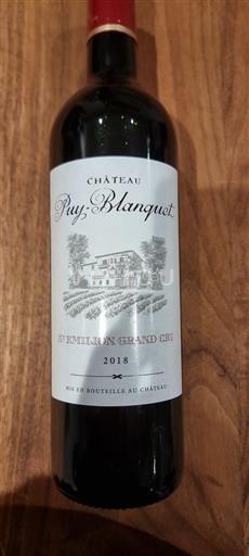 Бордо Сент-Емільйон Гран Крю Grand Cru Château Puyblanquet 2018